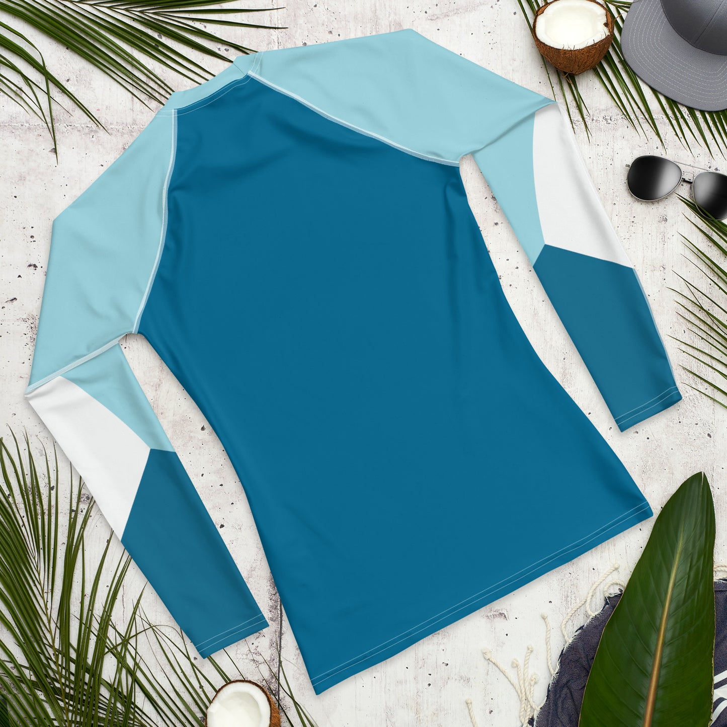 Men's Rash Guard Florida Shark Fin ArcZeal Designs