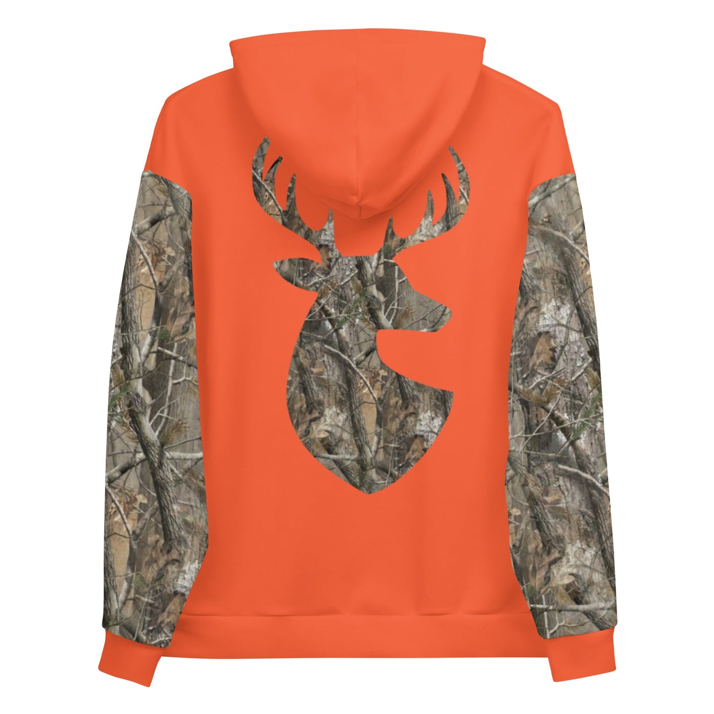 Orange Camouflage Hoodie Amazing Outdoors Hunting Camo Sweatshirt ArcZeal Designs