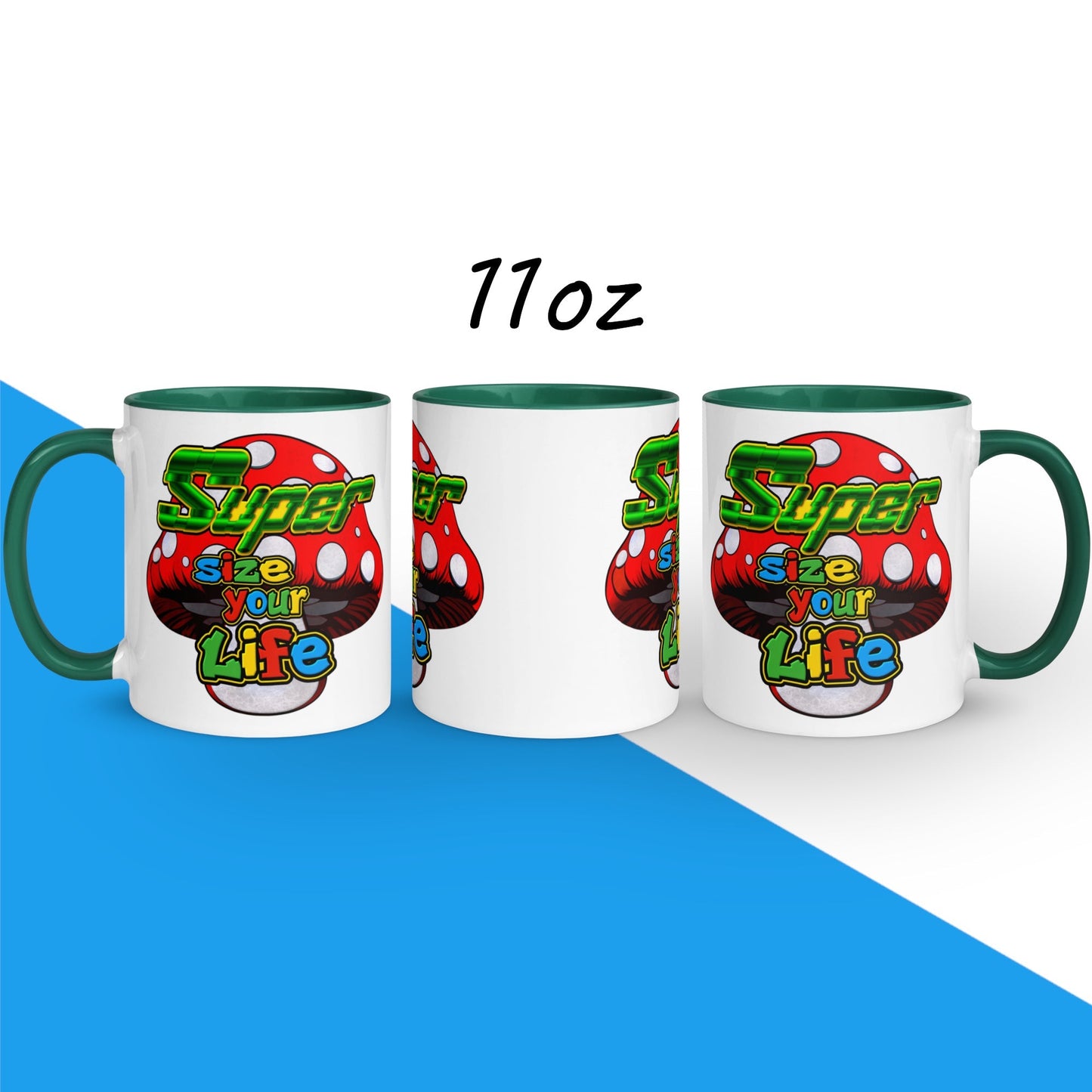 Coffee Mug Gaming Inspired Mushroom Cup ArcZeal Designs