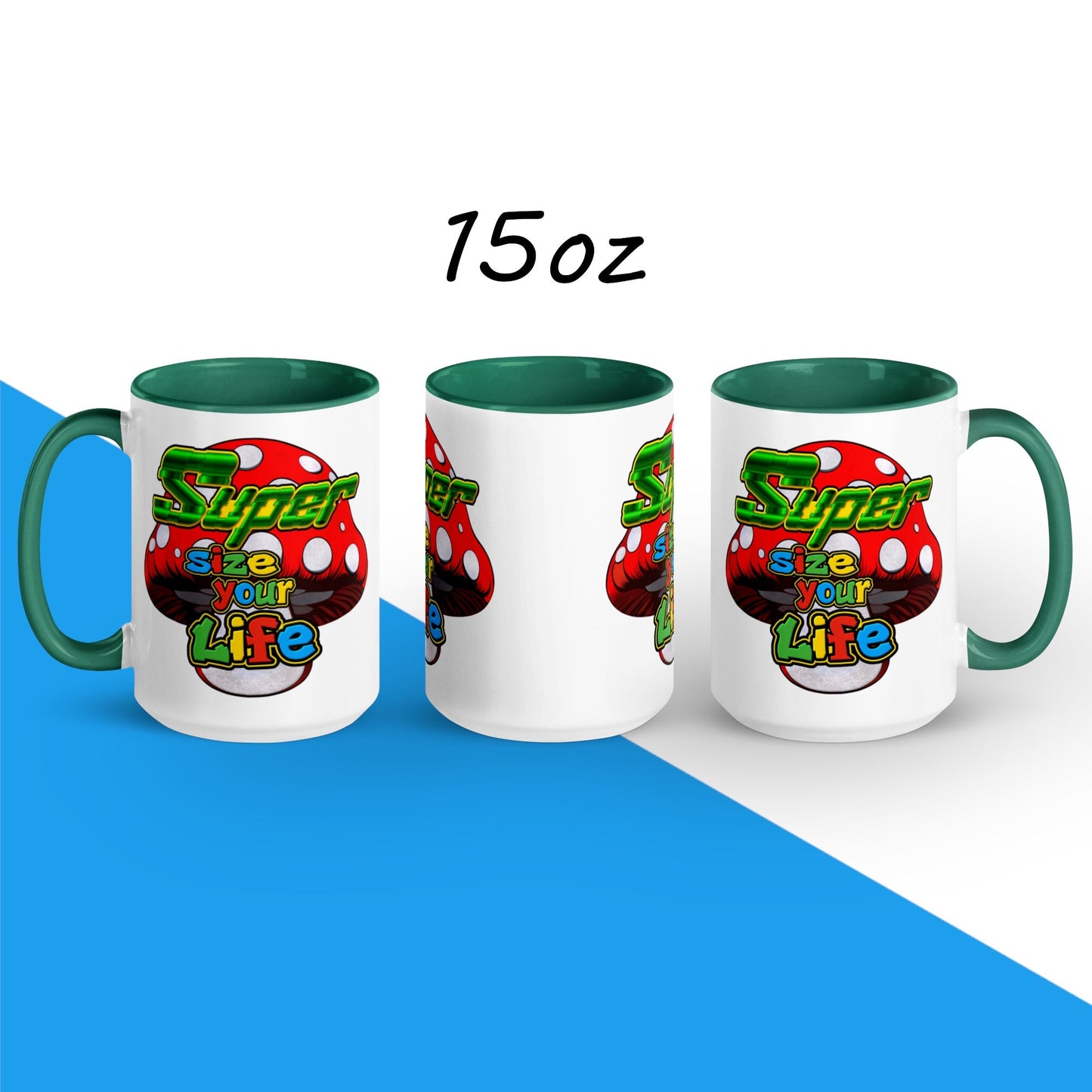 Coffee Mug Gaming Inspired Mushroom Cup ArcZeal Designs