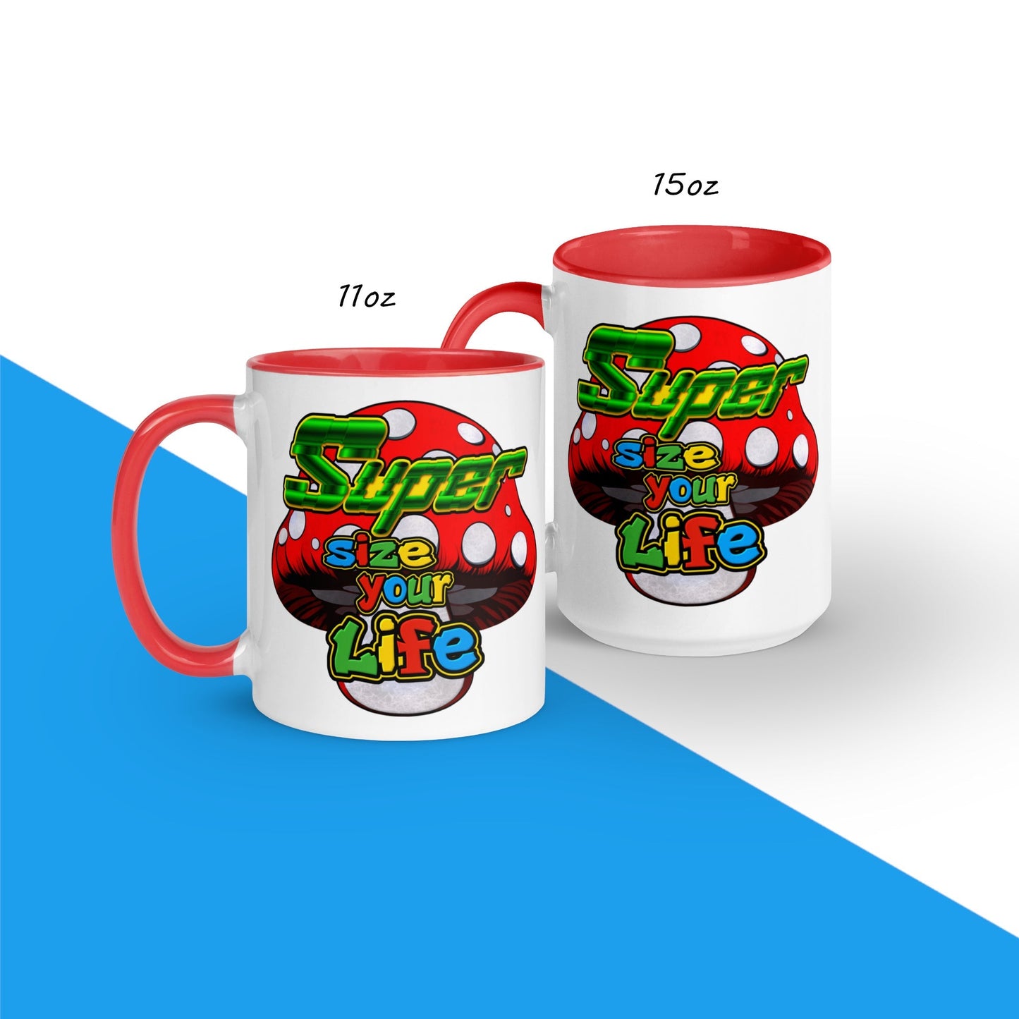 Coffee Mug Gaming Inspired Mushroom Cup ArcZeal Designs