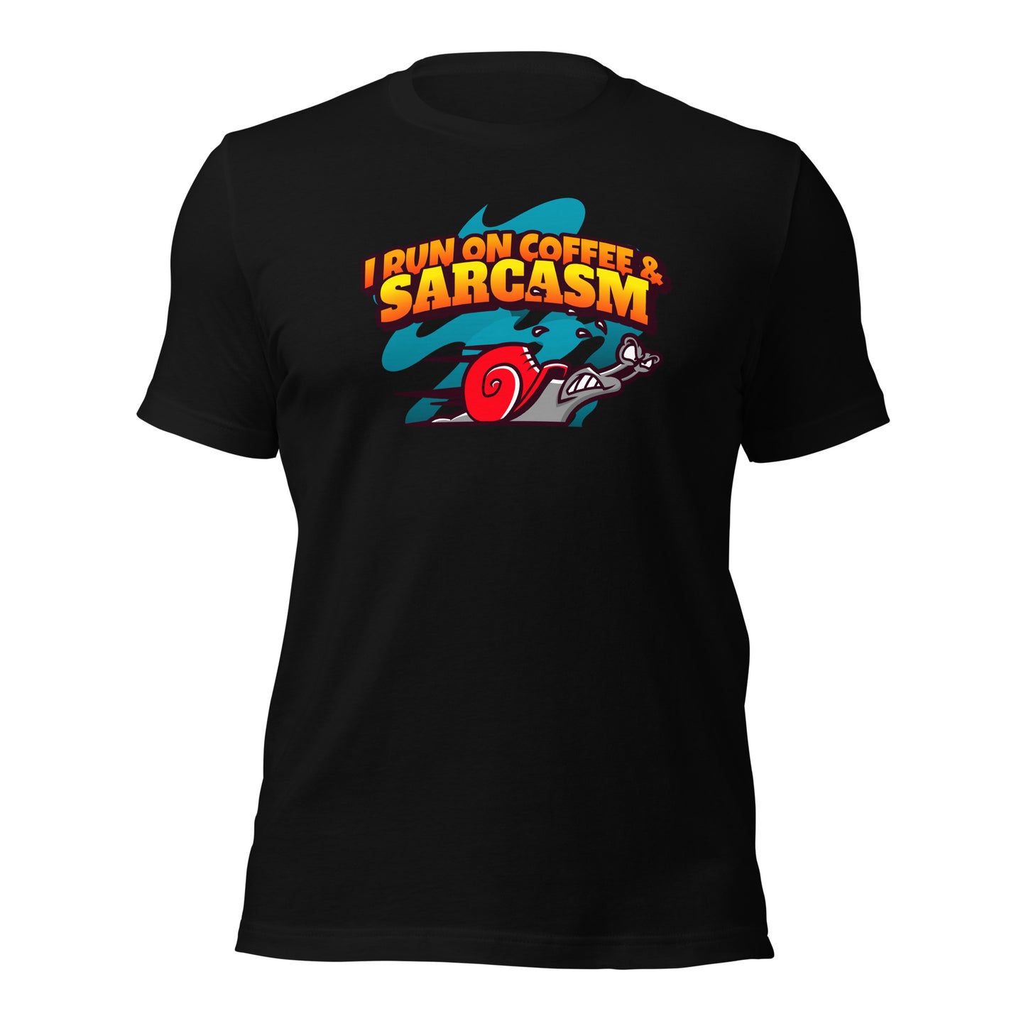 funny-coffee-and-sarcasm-black-tee-shirt-arczeal-designs