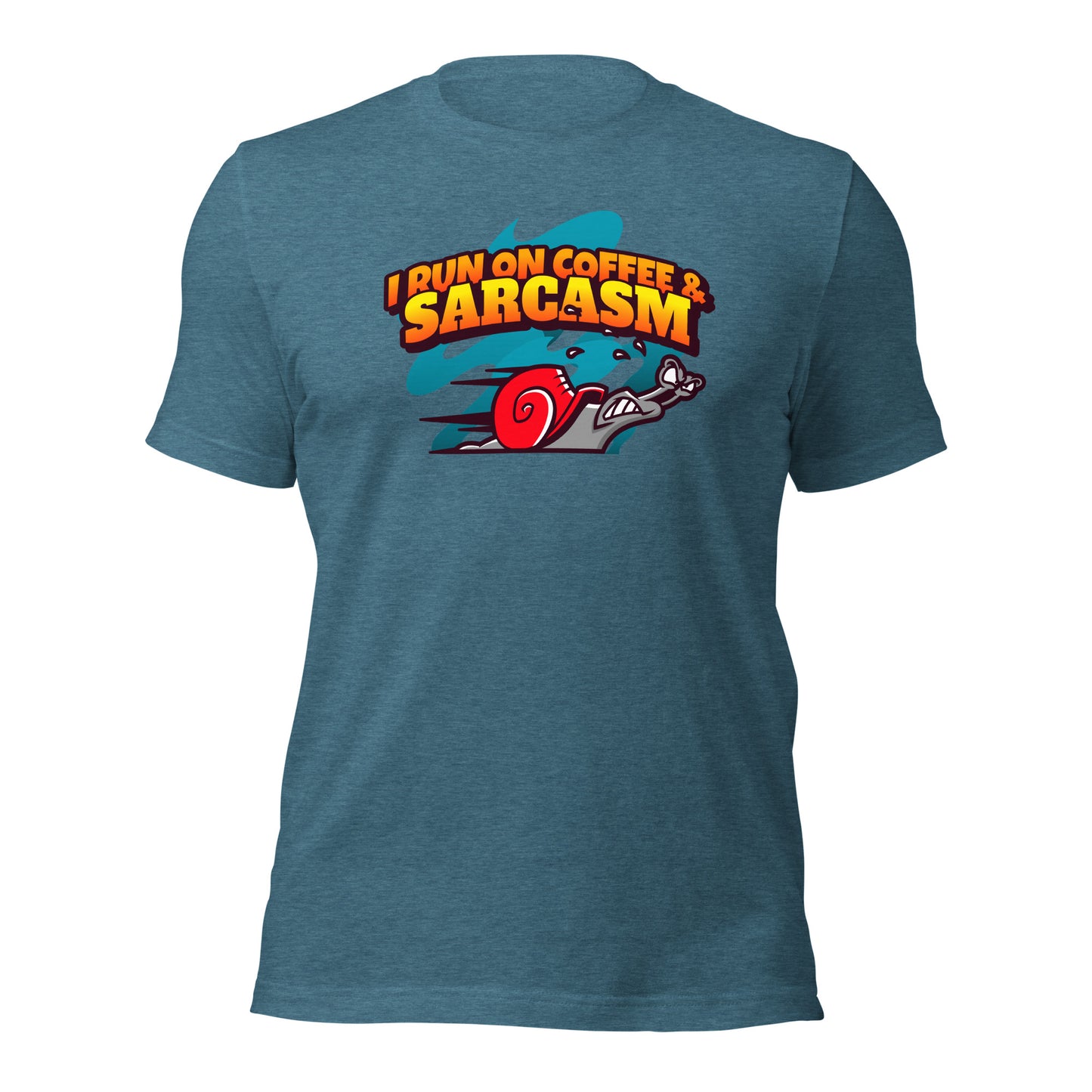 funny-coffee-and-sarcasm-heather-deep-teal-tee-shirt-arczeal-designs