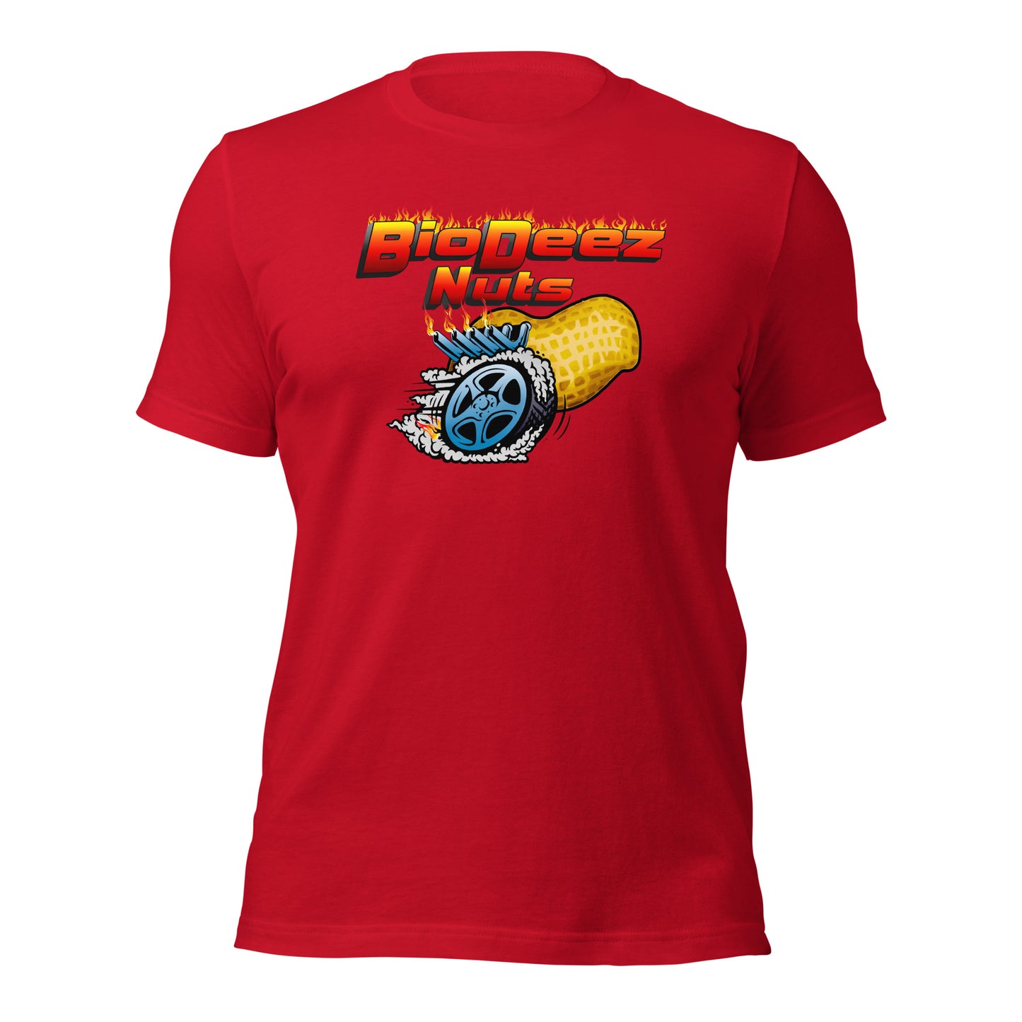 unisex-staple-t-shirt-red-front-arczeal-designs
