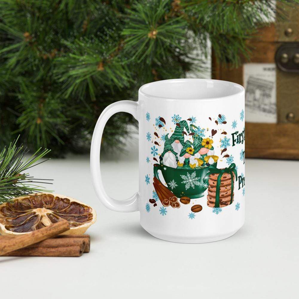 Coffee Mug Gnome Green ArcZeal Designs