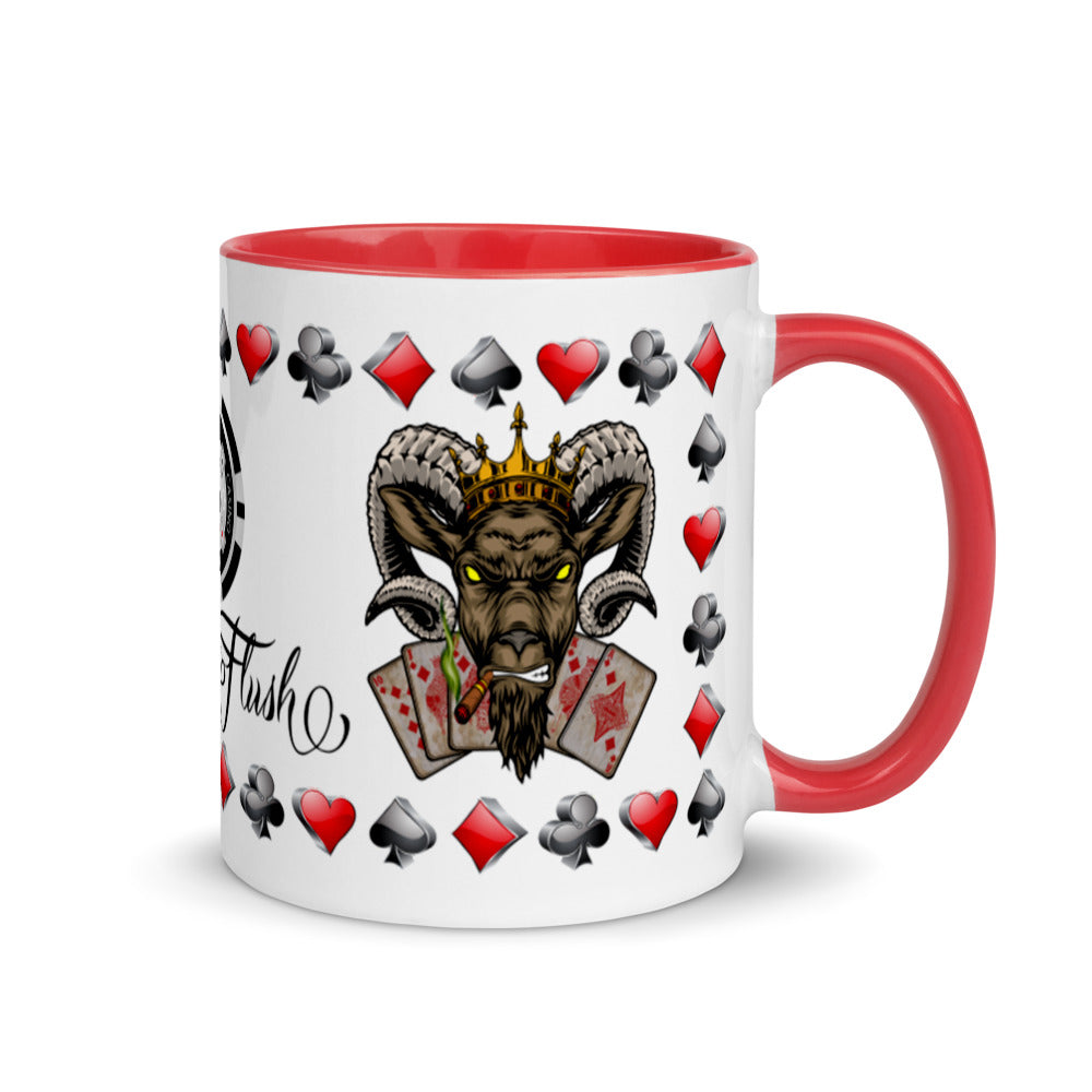 Coffee Mug Royal Flush Poker Hand Diamonds ArcZeal Designs