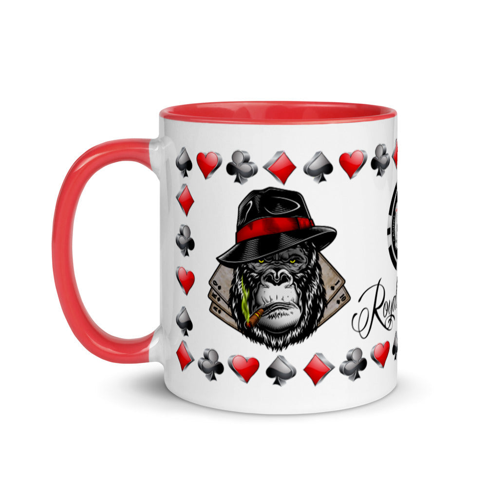 Coffee Mug Royal Flush Poker Hand Spades - ArcZeal Designs
