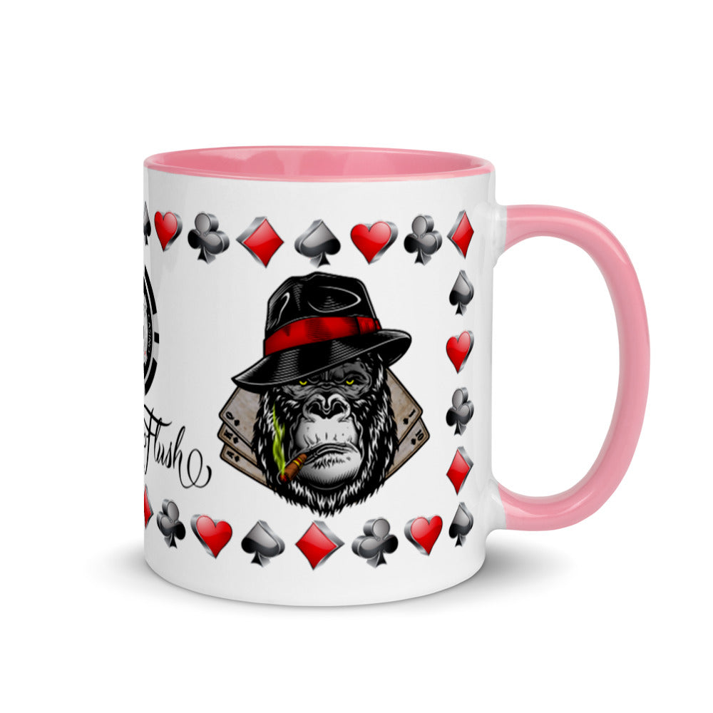 Coffee Mug Royal Flush Poker Hand Spades ArcZeal Designs