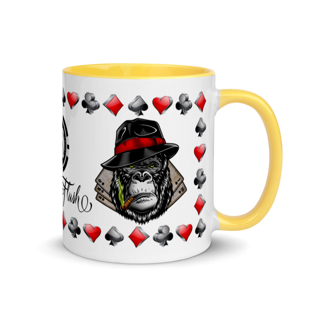 Coffee Mug Royal Flush Poker Hand Spades ArcZeal Designs