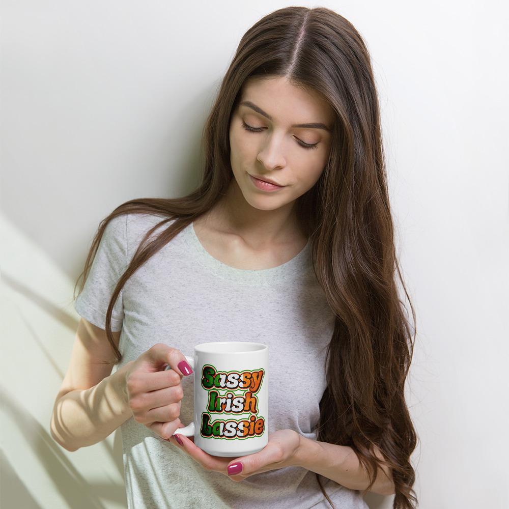 Sassy Irish Lassie Coffee Mug ArcZeal Designs