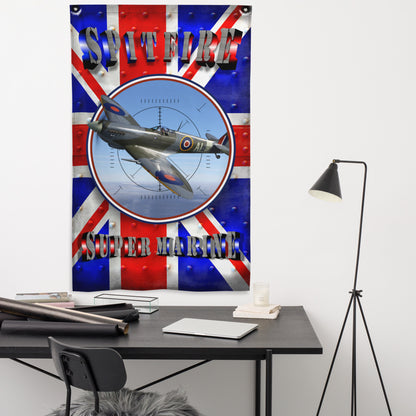 Flag-Spitfire-Collectable-Wall-Art-ArcZeal-Designs