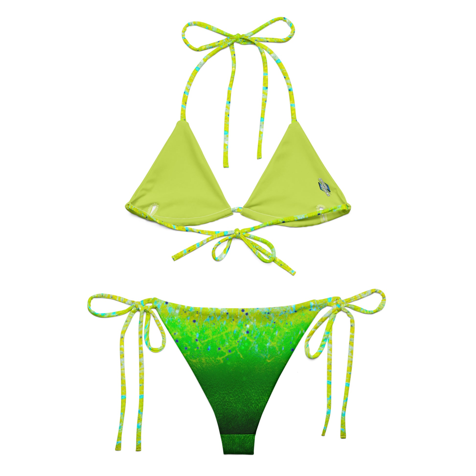  String Bikini | Mahi Mahi Green ArcZeal Designs