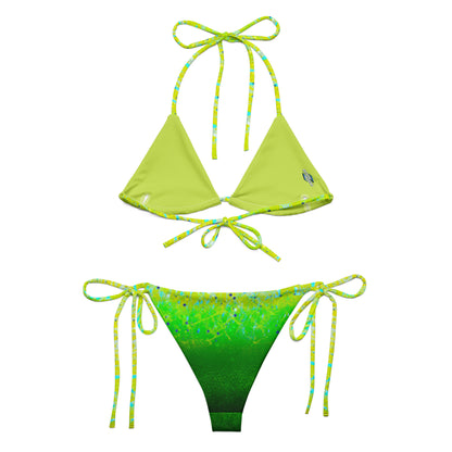  String Bikini | Mahi Mahi Green ArcZeal Designs