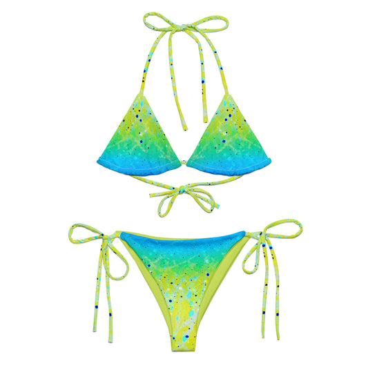  String Bikini | Mahi Mahi Blue ArcZeal Designs
