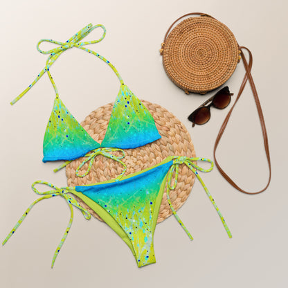  String Bikini | Mahi Mahi Blue ArcZeal Designs
