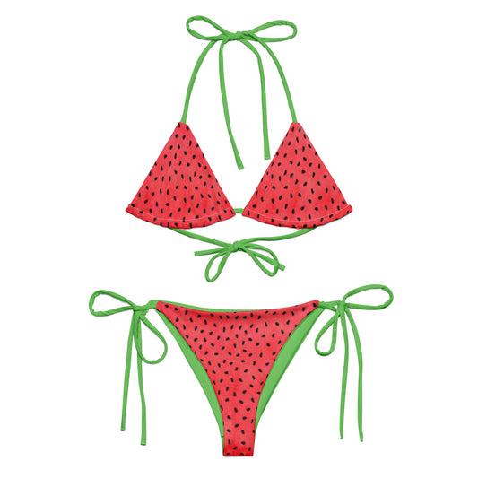  String Bikini | Watermelon Pink ArcZeal Designs