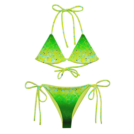  String Bikini | Mahi Mahi Green ArcZeal Designs