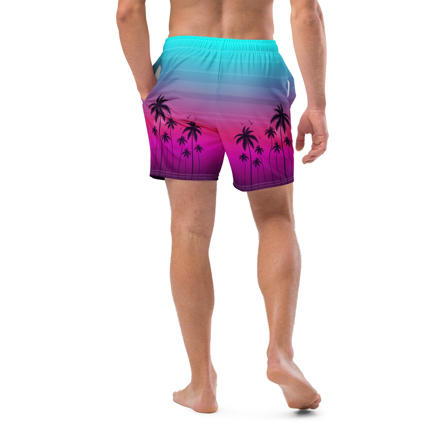 Men's Swim Trunks | Palm Trees Sunset ArcZeal Designs