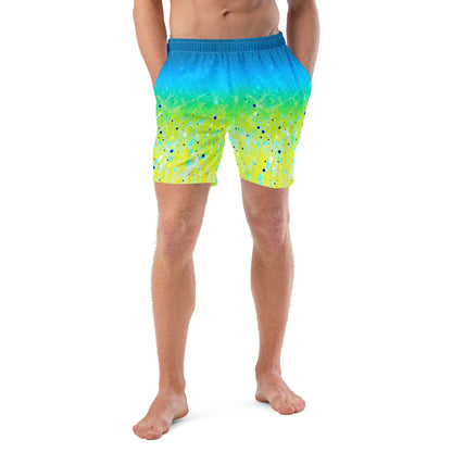  Men's Swim Trunks | Mahi Mahi Print ArcZeal Designs