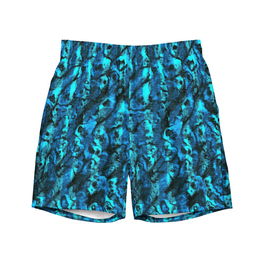  Men's swim trunks | Blue Boho Striped ArcZeal Designs