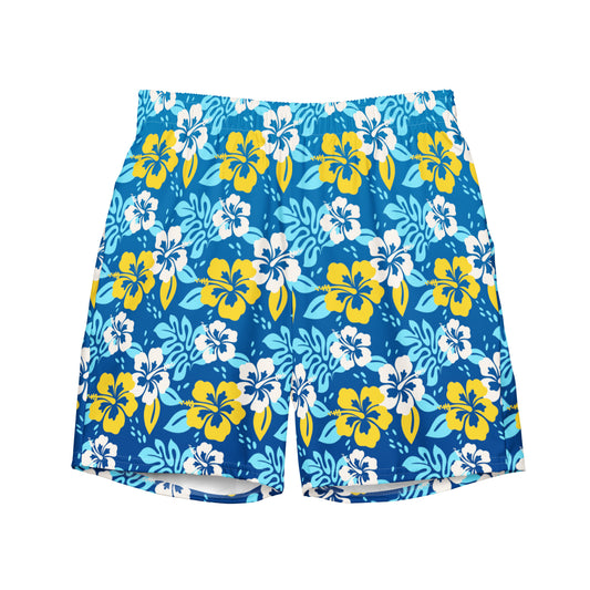  Men's swim trunks | Hawaiian Tropical Flowers ArcZeal Designs
