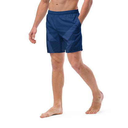  Men's swim trunks | Blue Lines & Aesthetics ArcZeal Designs