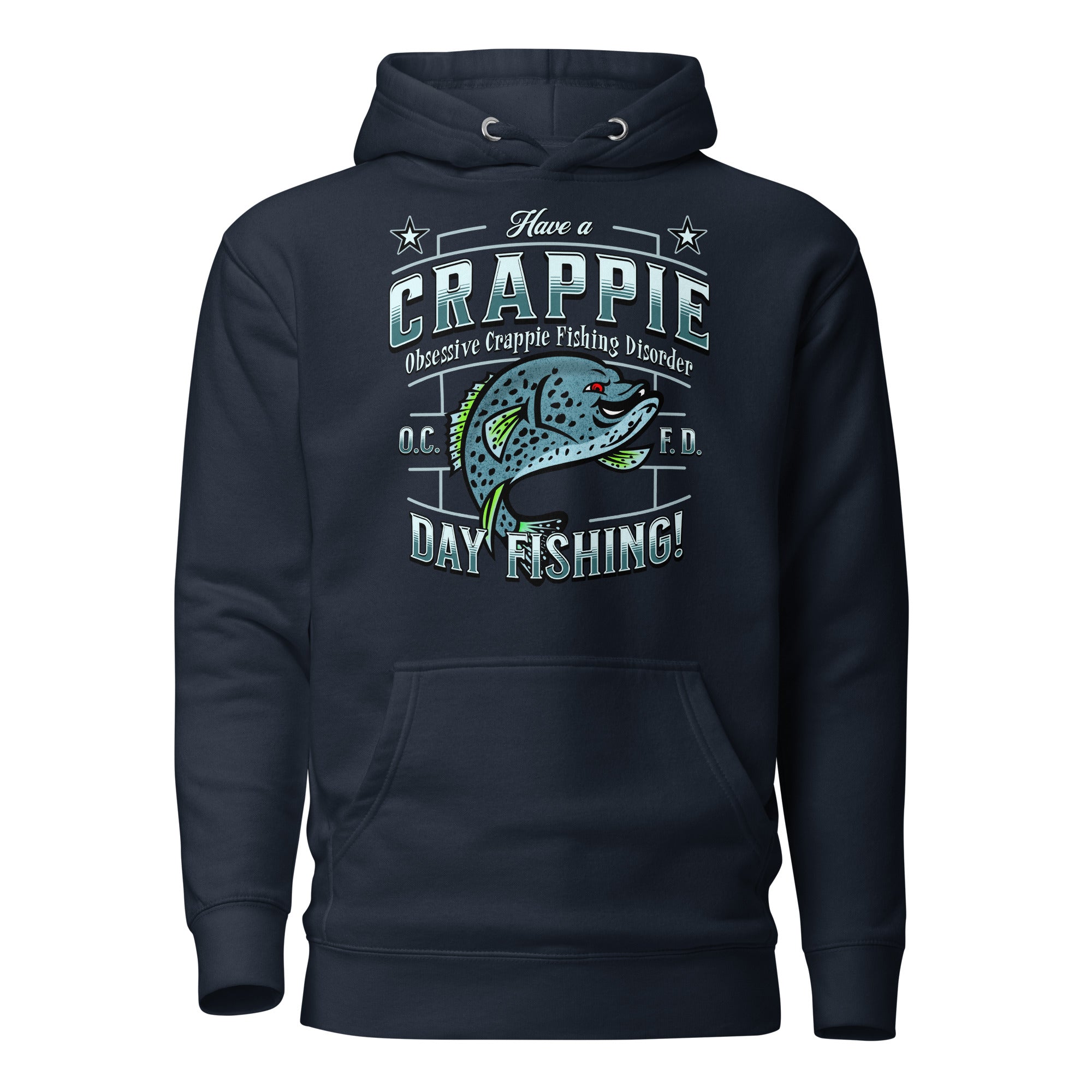 Hoodie Crappie Day Fishing Sweatshirt ArcZeal Designs