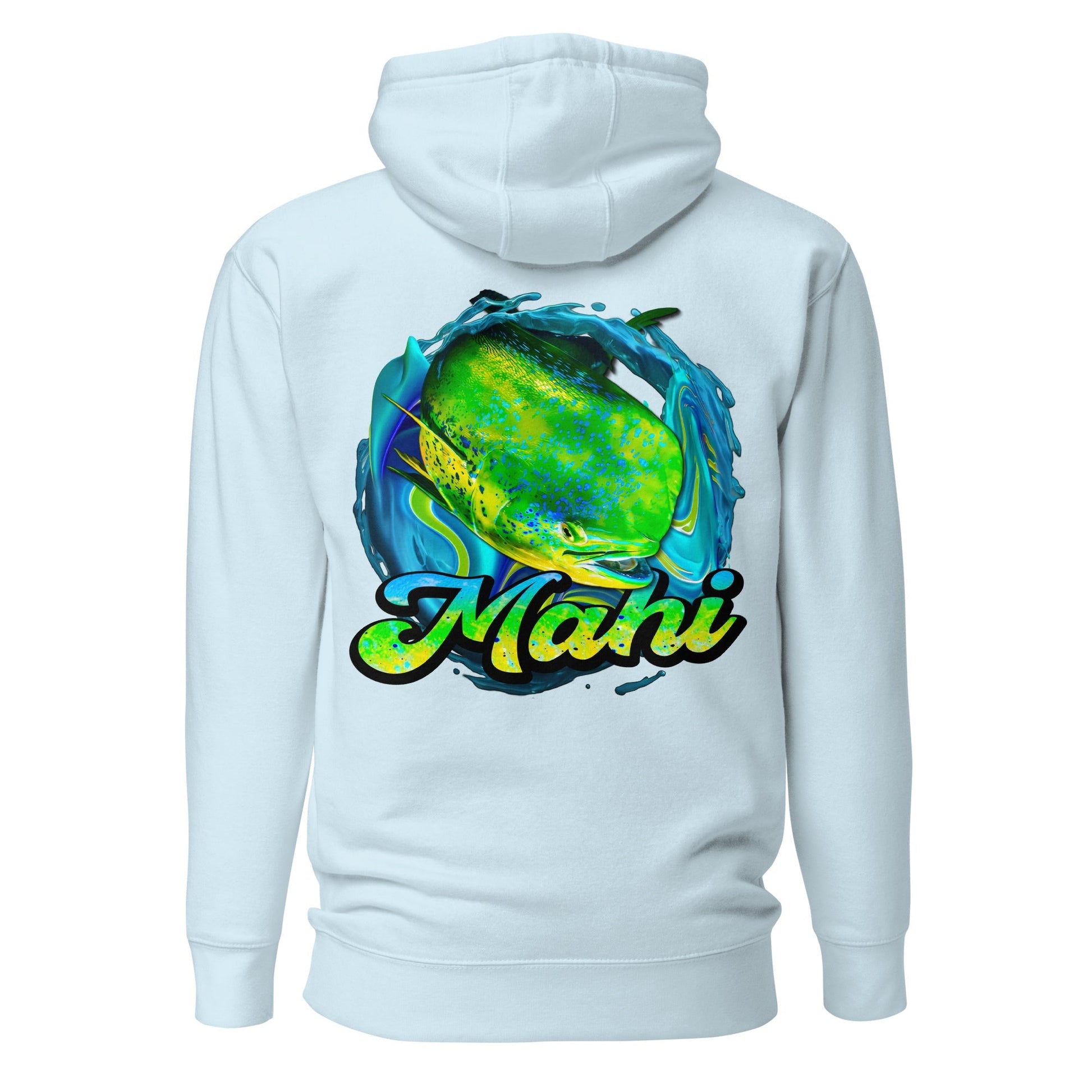 Hoodie Mahi Fishing Sweatshirt Charcoal Heather / 3XL