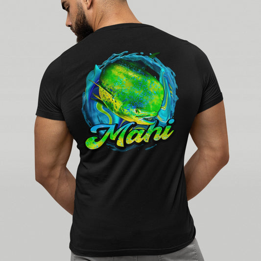  Shirt Mahi Fishing Short Sleeve Graphic Tee ArcZeal Designs