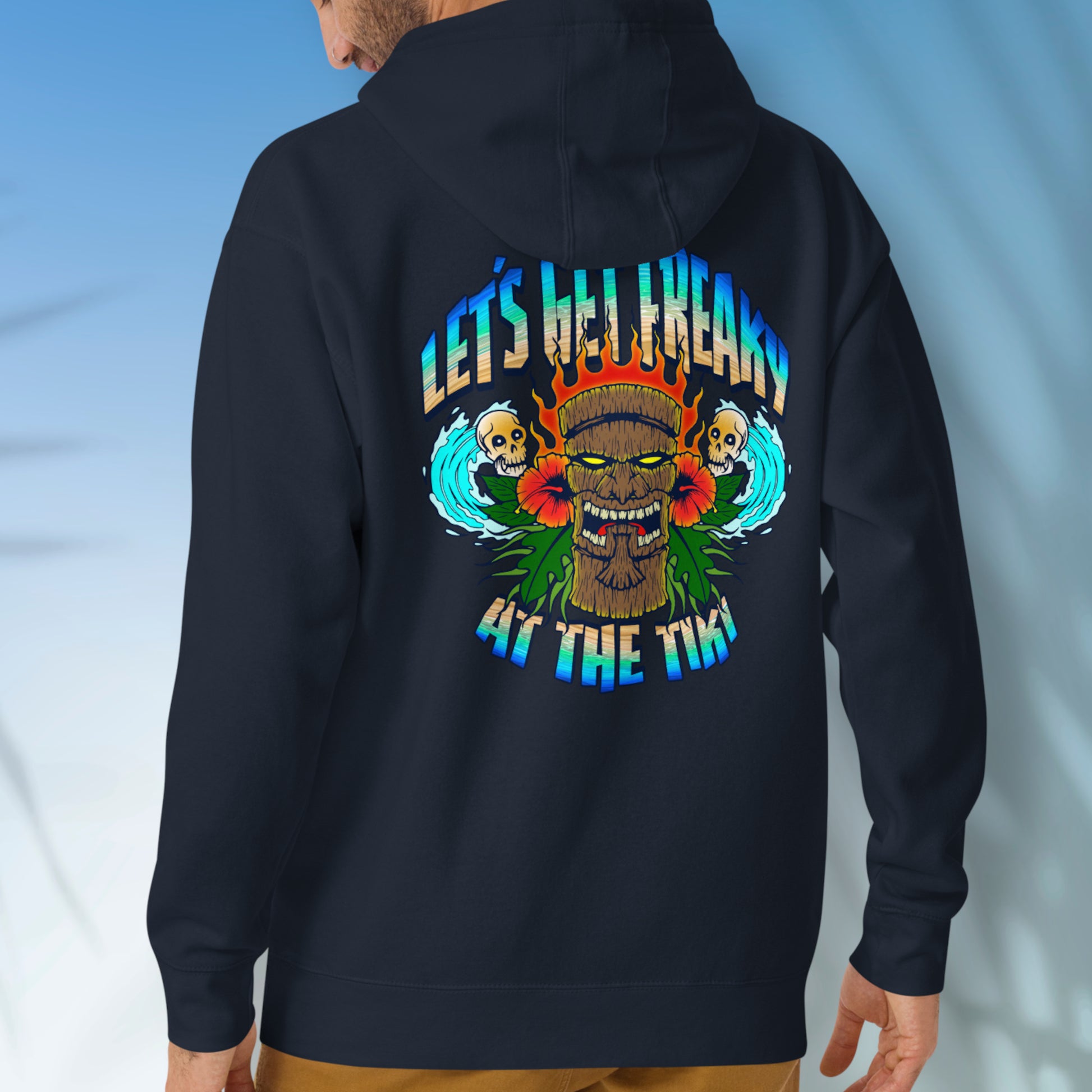 Hoodie Let's Get Freaky At The Tiki Sweatshirt - ArcZeal Designs