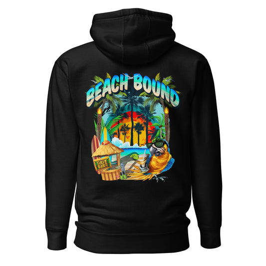  Hoodie Beach Bound Hooded Sweatshirt ArcZeal Designs