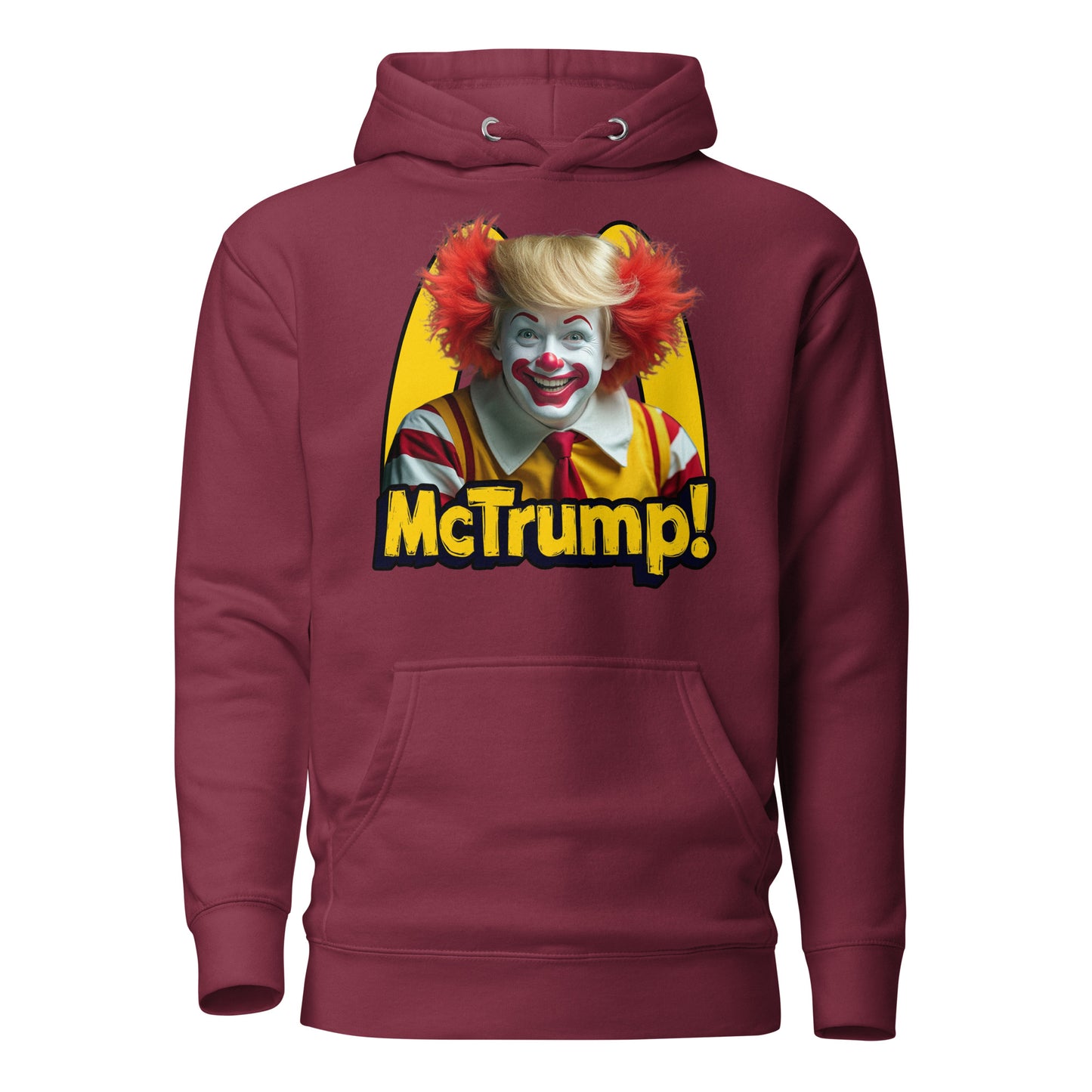 Arczeal-Designs-unisex-premium-maroon-black-front-McTrump