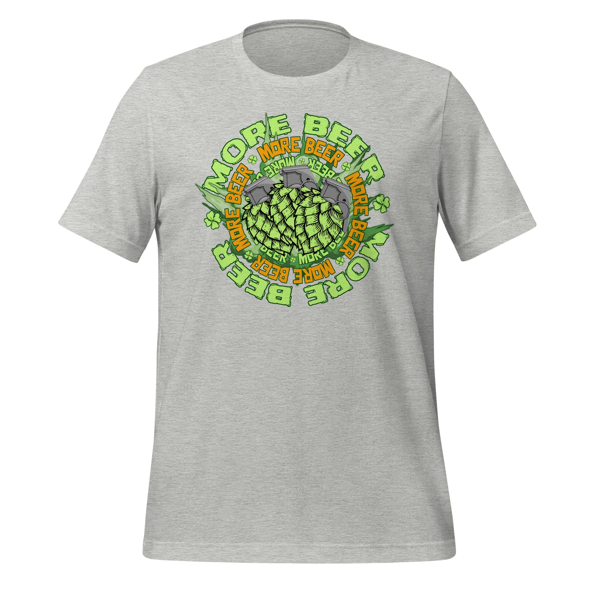 St-Patrick's-Day-More-Beer-graphic-t-shirt-athletic-heather-arczeal-designs