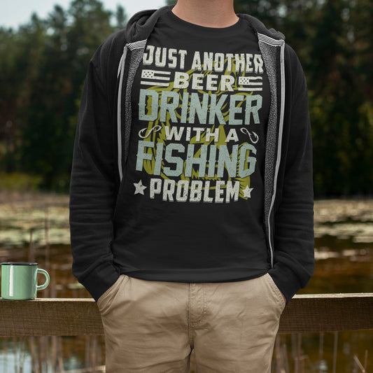  Fishing T-Shirt Short Sleeve Funny Fisherman Tee ArcZeal Designs
