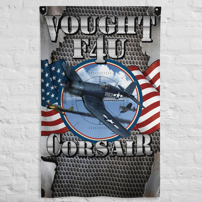  Flag F4U Aircraft Collectable Wall Art ArcZeal Designs