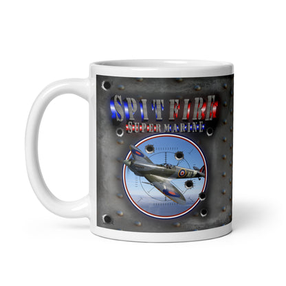 Spitfire-Supermarine-Collectable-WW2-11-oz-Coffee-or-Tea-Mug-ArcZeal-Designs