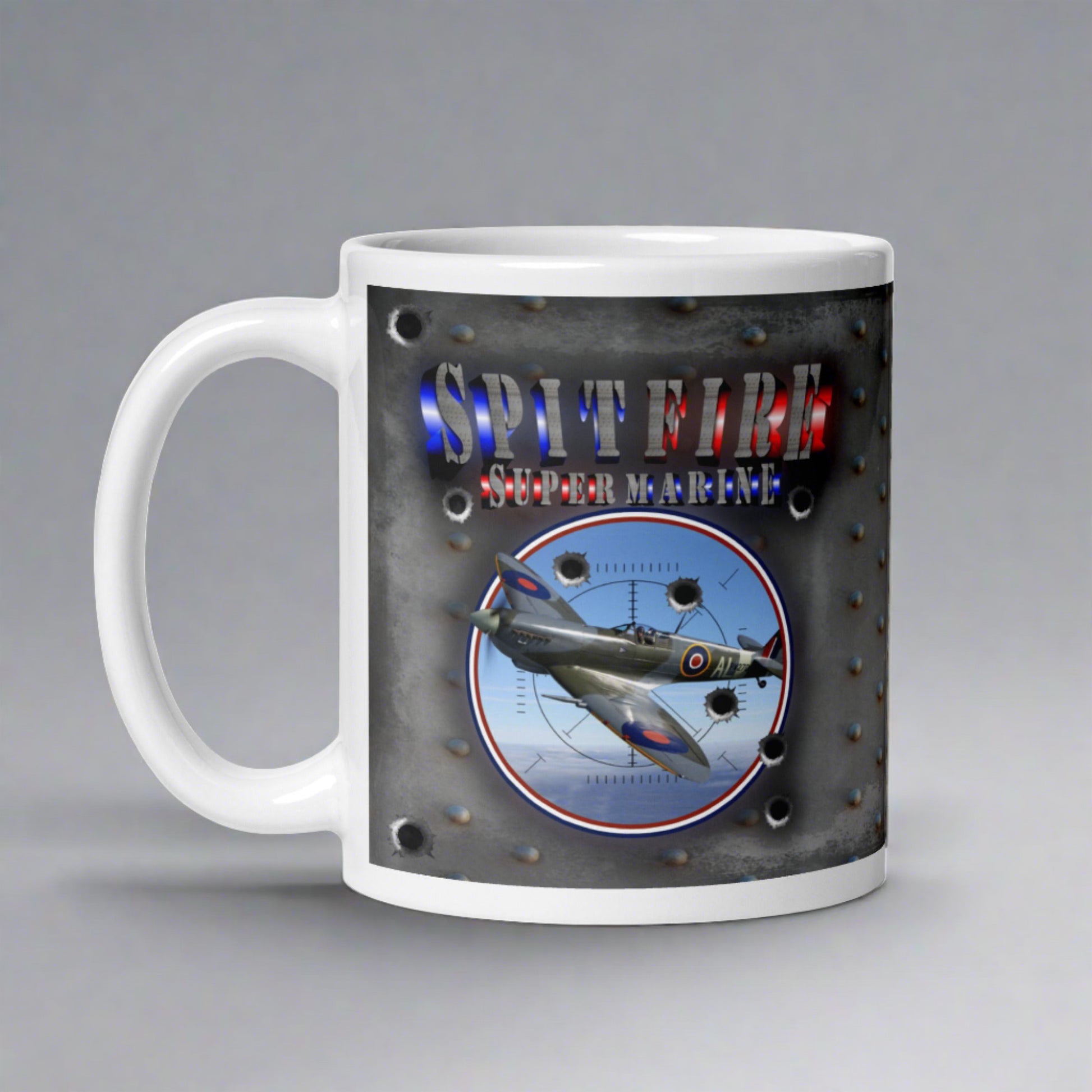 Spitfire-Supermarine-Collectable-WW2-11-oz-Coffee-or-Tea-Mug-ArcZeal-Designs