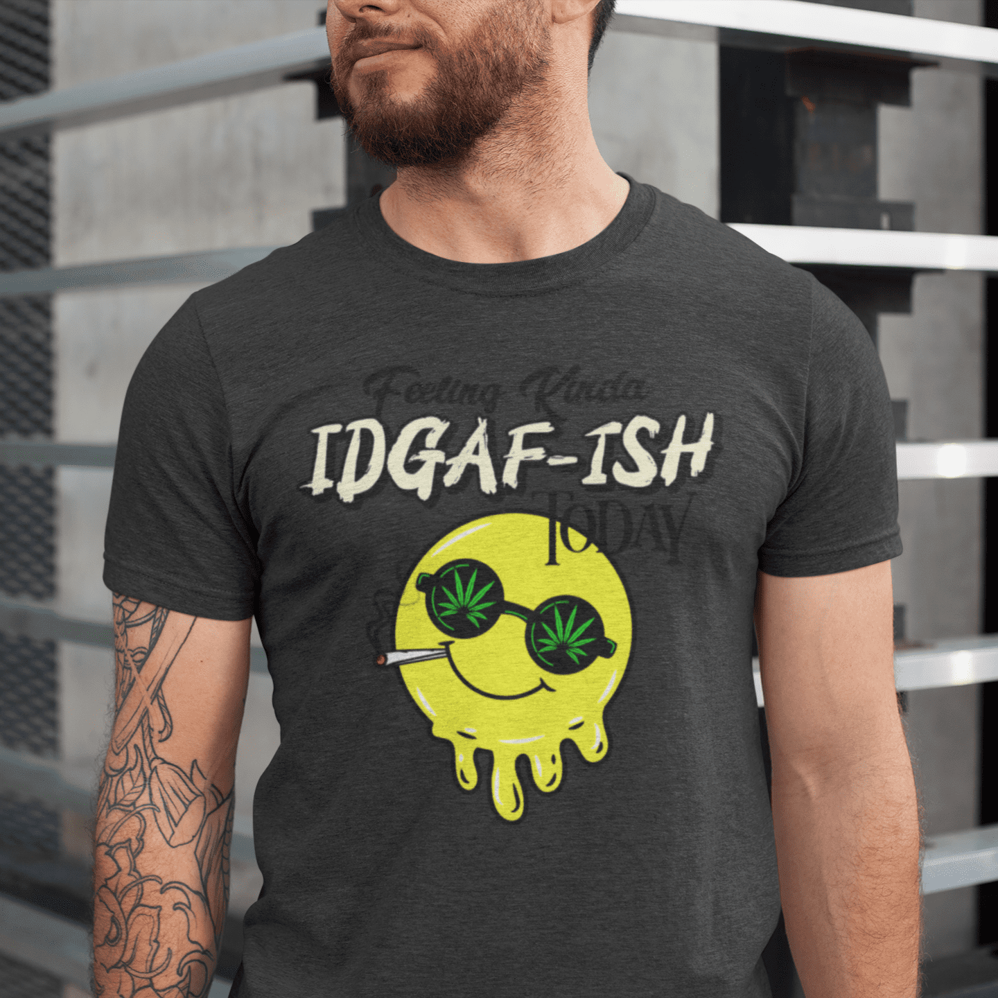  Feeling Kinda IDGAF-ish Today Short Sleeve T-Shirt ArcZeal Designs