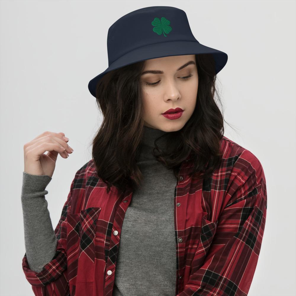  Four Leaf Clover Lucky Bucket Hat ArcZeal Designs