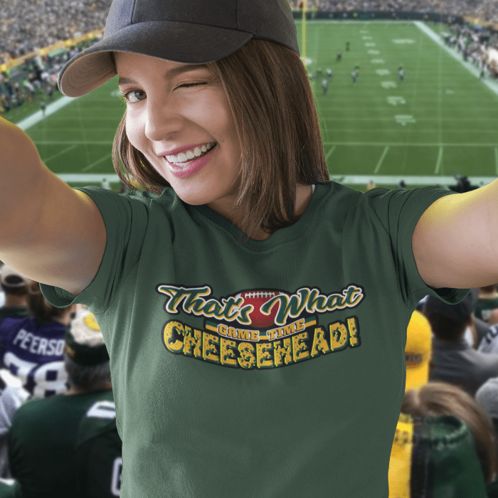  Game Time That's What Cheesehead! Short Sleeve T-Shirt ArcZeal Designs