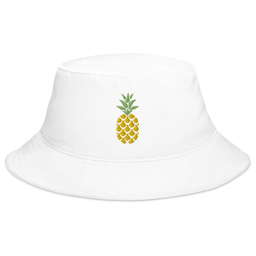 White pineapple sale bucket hat