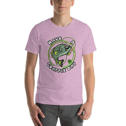 Heather Prism Lilac / S Have A Crappie Day Short Sleeve Unisex T Shirt ArcZeal Designs