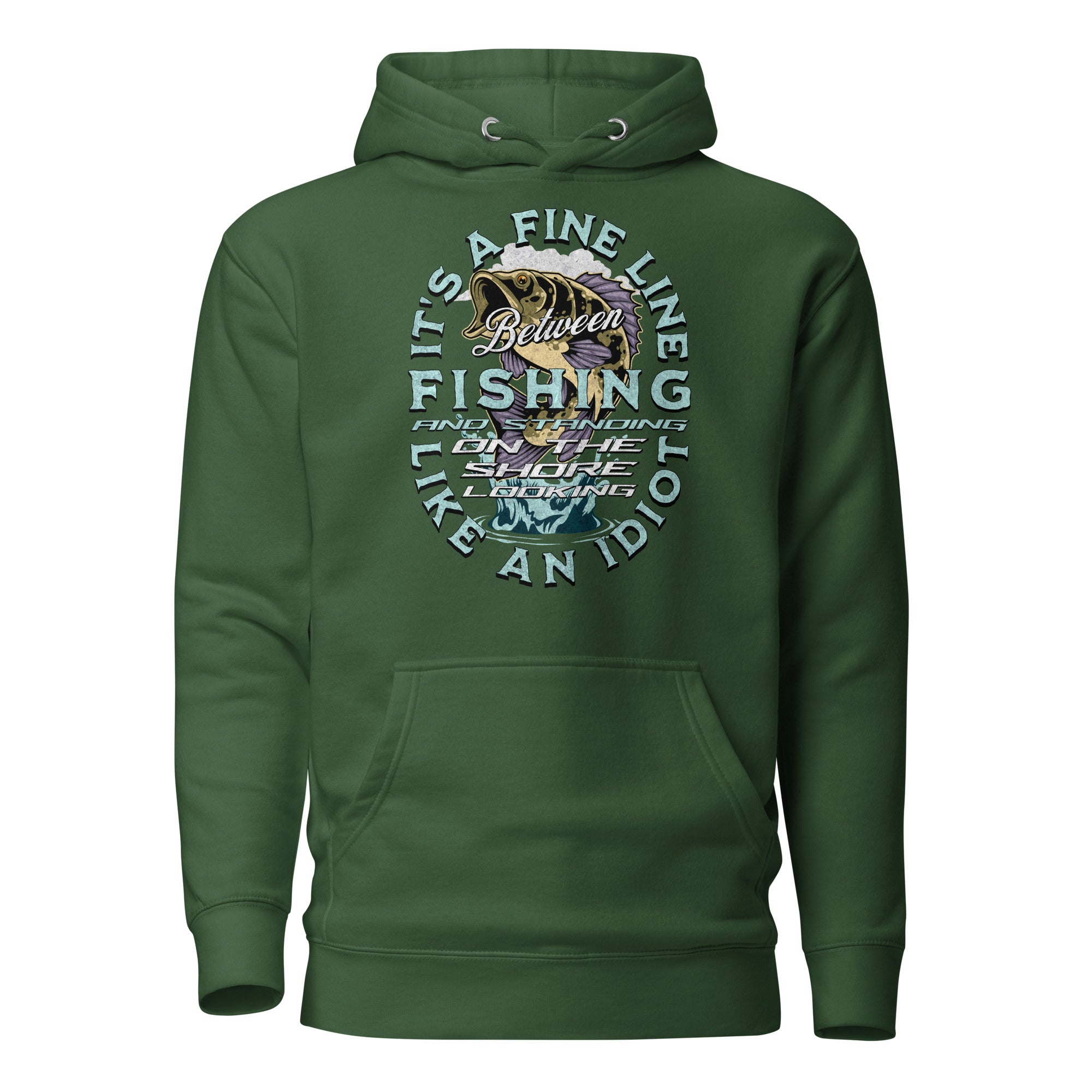 Green fishing hoodie hot sale