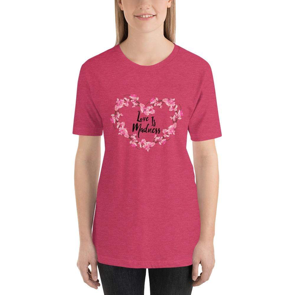  Love Is Madness Short Sleeve T-Shirt ArcZeal Designs