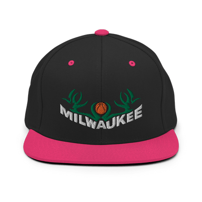 Milwaukee Snapback Hat Basketball - ArcZeal Designs