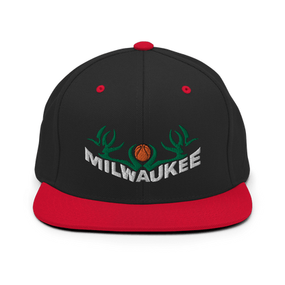 Milwaukee Snapback Hat Basketball - ArcZeal Designs