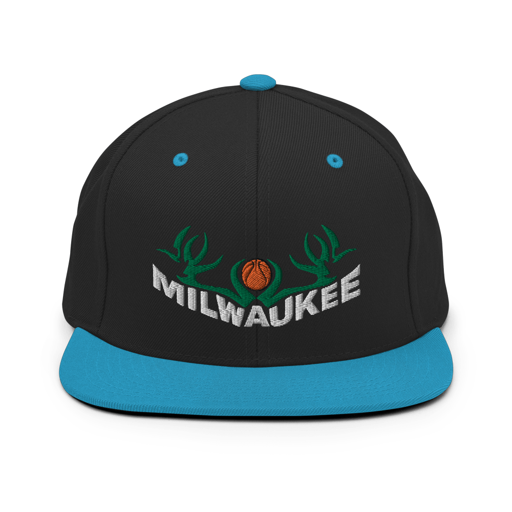 Milwaukee Snapback Hat Basketball - ArcZeal Designs