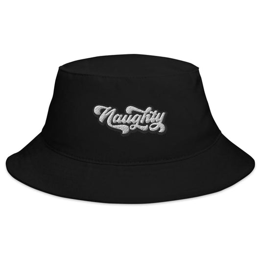 Naughty Embroidered Bucket Hat ArcZeal Designs