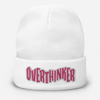 Overthinker Embroidered Beanie Winter Hat - ArcZeal Designs