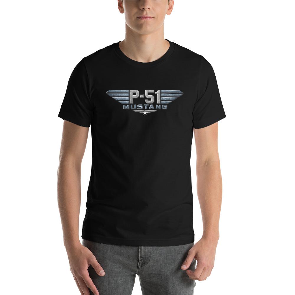 p-51-mustang-short-sleeve-t-shirt-black-arczeal-designs